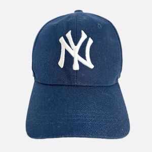 New York Yankees Navy Blue Adjustable Baseball Cap White Embroidered NY Logo